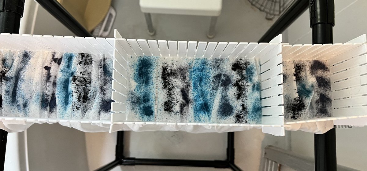 naobobundee's tweet image. ちょっと染め物してみた。

#ICEDYE