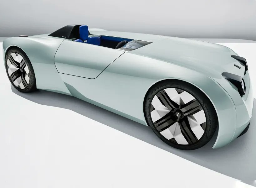 makkina spotlights roadster triumph TR25 as single-seat show car with edgy shoebox form #technology #innovation #FaceThePlasticTruth #wolves #WorldCleanAirDay  
Original: designboom