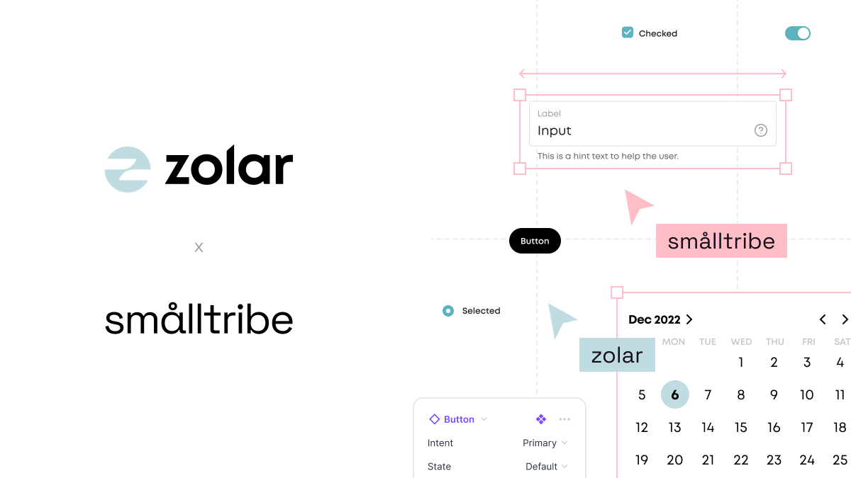 Late to the party but proud to announce:

In December 2022, we began a long-term partnership with German startup <a href="/zolar_de/">zolar</a>

Assisting zolar's design team in developing and maintaining their design system and digital products.