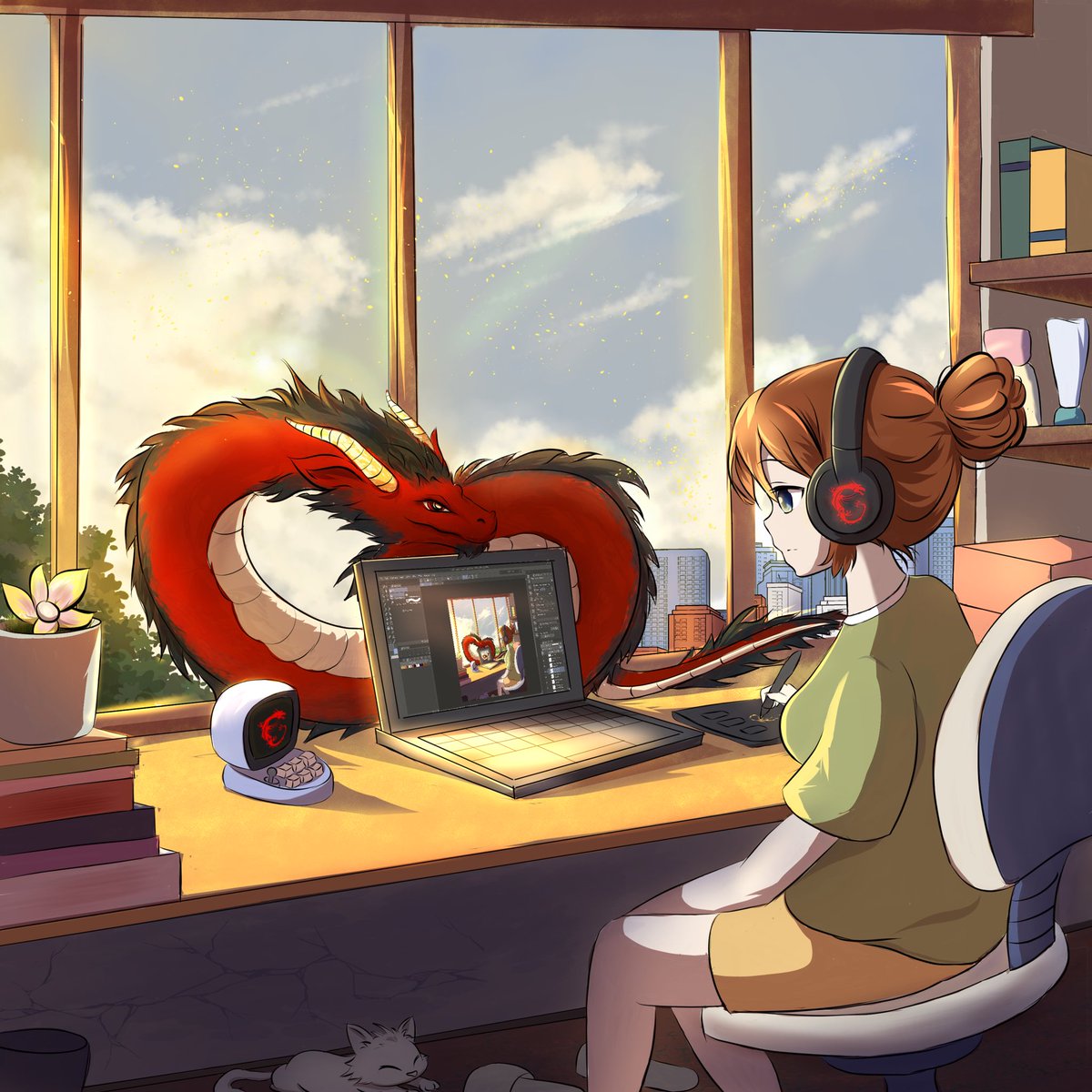 Chill vibe~

#illustration #drawing #art #artist #digitalart #anime #clipstudiopaint #アート #イラスト #그림 #일러스트 #イラストグラム #イラストレーション #アニメ #可愛い #絵 #huiontablet #kawaii #ヨル #animefanart #animeworld #animelover  #animegirl #animedrawing #animestyle