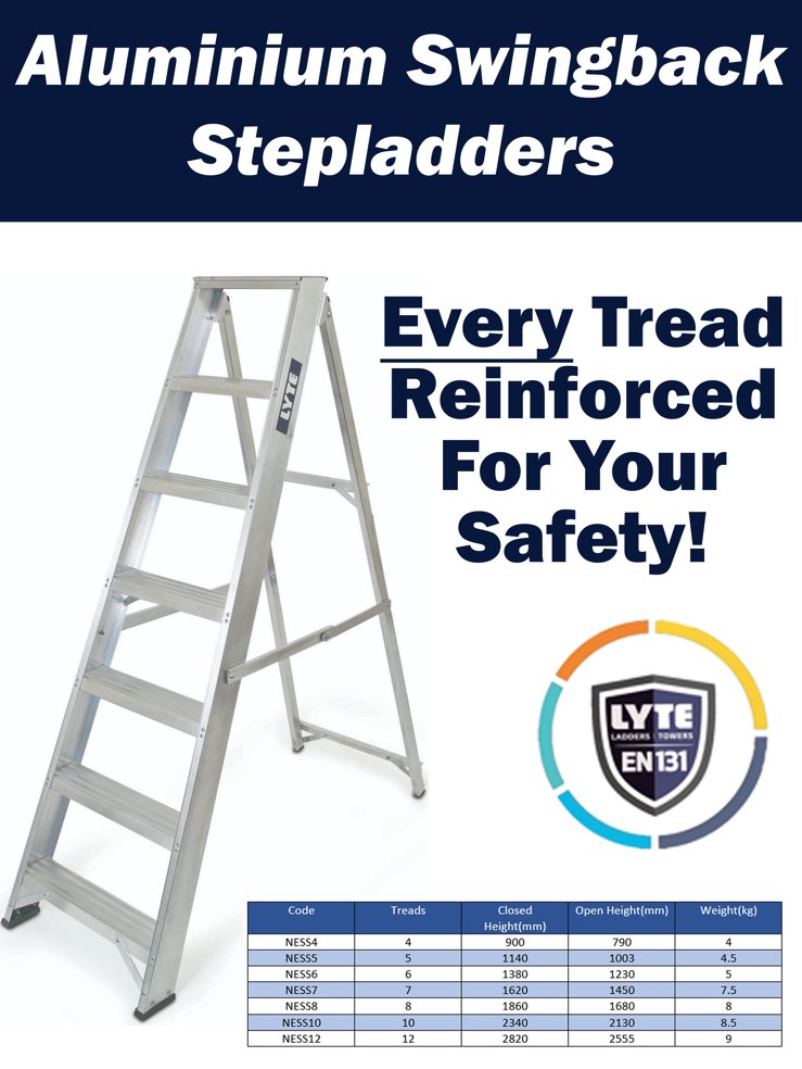 For our stepladders, we reinforce each tread with a ridge along the bottom, making them stronger and more durable.

You and your customers can always be confident that Lyte access products are the most durable on the market.

#ladders #durability #accessequipment