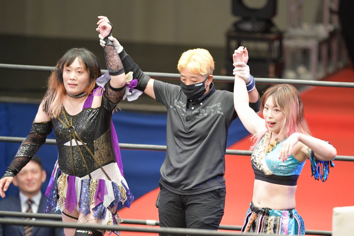 Monthly Puroresu on Twitter "1, Ayako Sato & Madeleine (Miran is