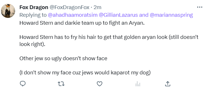 I actually lolled at the line 'Jews would kaparot my dog.' Kapara means atonement AFAIK, as in Yom Kippur, or covering. https://t.co/U9bd6mmlBq