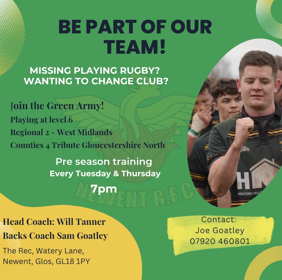 #Preseasontraining continues #tonight! #newclub? Missing Rugby? New to the area? Come down to the rec from 7pm! #BePartOfIt #newent #forestofdean #rugby