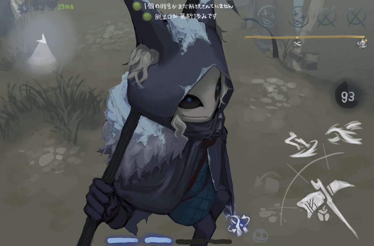 cloak health bar weapon gameplay mechanics holding hood holding weapon  illustration images