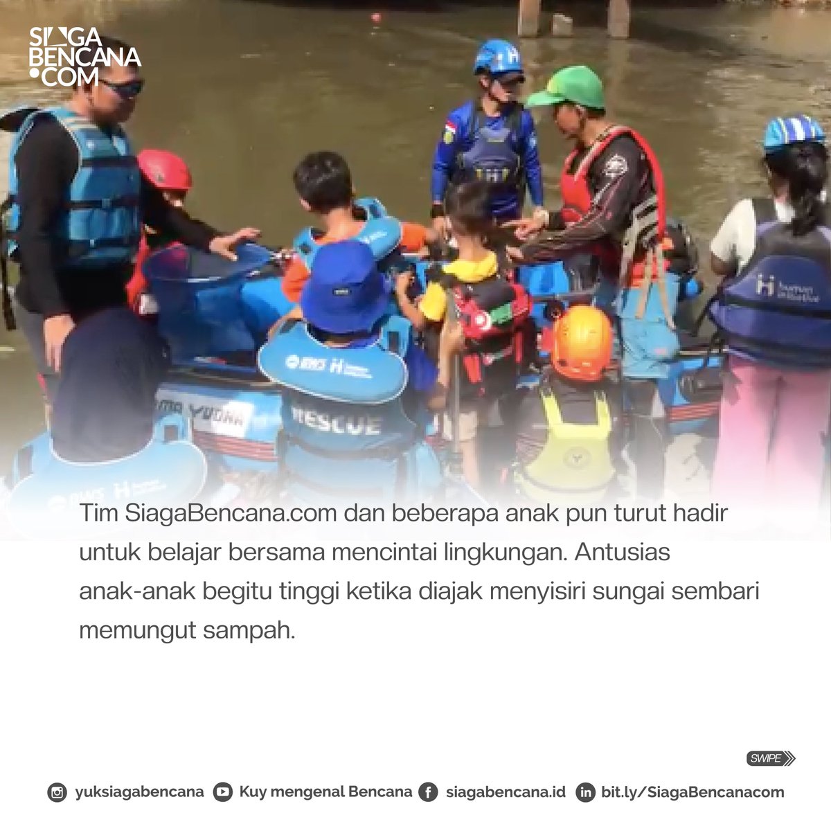 Setiap hari Minggu kini kamu bisa menambah pengalaman baru loh! Caranya dengan ikutan edukasi sungai bareng tim Yayasan Khatulistiwa Respon Tim. Bagaimana caranya? Swipe!

#sampah #zerowaste #sampahplastik #indonesia #lingkunganhidup #daurulang #lingkungan #pedulilingkungan