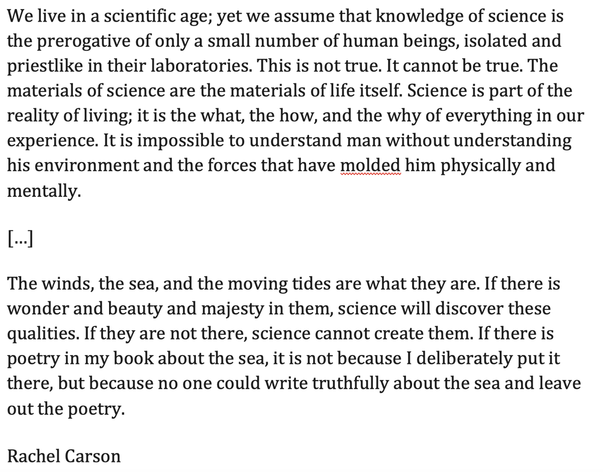 #AI &amp; tools like #Midjourney and #ChatGPT are changing how we think, design &amp; create. Ingenuity in science is critical, but when it comes to augmenting reality v lived reality which has more potency? "Because no one could write truthfully about the sea and leave out the poetry."