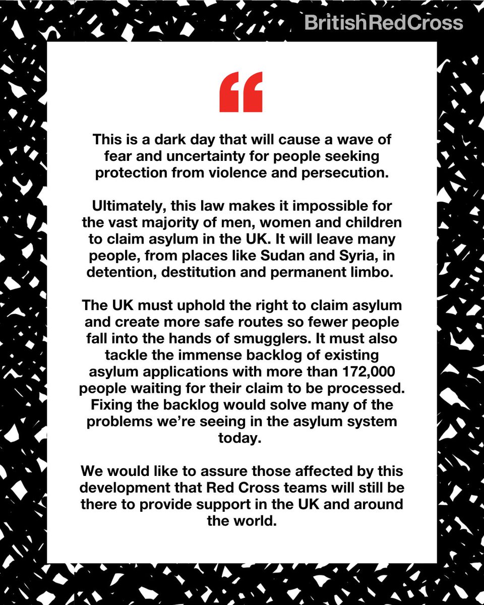 The Illegal Migration Bill was passed this morning. 

This is a dark day for people who have already lived through dark times. But we'll never stop working to help people in the UK and around the world.

#IllegalMigrationBill #EveryRefugeeMatters #IStandWithRefugees