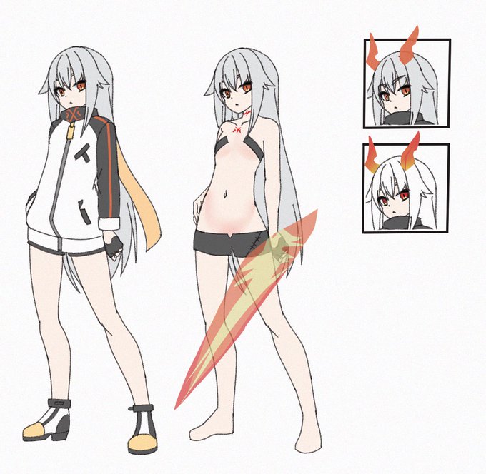 この子がこうなるというか、これがこの子になるというか…設定は作ったけど今後描くかは分からぬ! 