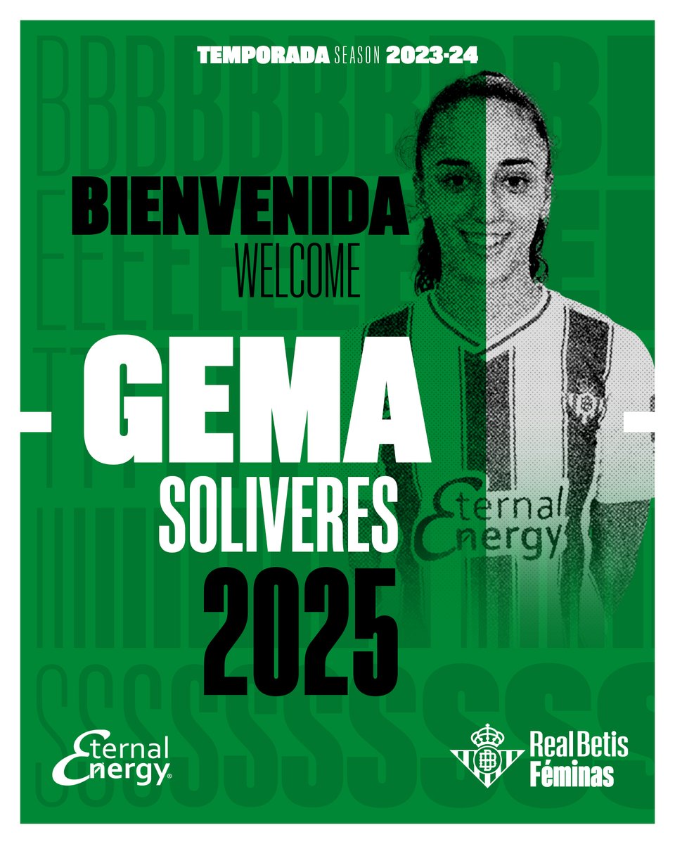 📣 OFICIAL | Gema Soliveres, nuevo refuerzo para el #BetisFéminas hasta 2025 🆕💚

¡Bienvenida a tu casa, <a href="/gcholbi8/">Gema</a>! 👋🏻🏡

➡️ realbetisbalompie.es/noticias/femin…

#FinetworkLigaF