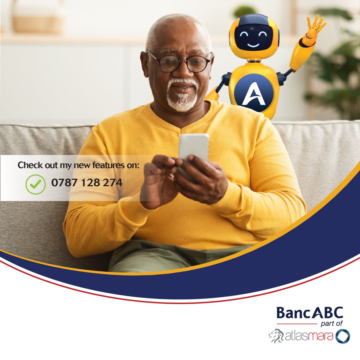 BancabcZW's tweet photo. Ally got an upgrade!
π€ New number (0787 128 274)
π€ New Features
π€ RTGS Payments
#BeSmartGoDigital
#Ally π€
#ATeam
#BankDifferent π¦ https://t.co/k2qUQ8OOqk