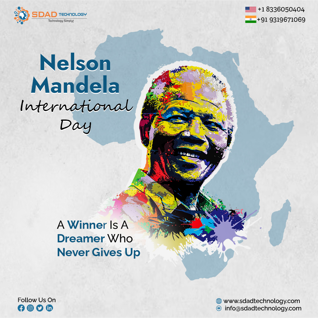 Honoring Mandela's Legacy: Celebrate Unity, Champion Justice, Inspire Change.

#sdadtechnology #nelsonmandeladay #nelsonmandela #NelsonMandelaInternationalDay #southafrica #mandela #justice #nelsonmandelaquotes #mandeladay #africa #nelson #humanrights #NelsonMandelaSquare #love