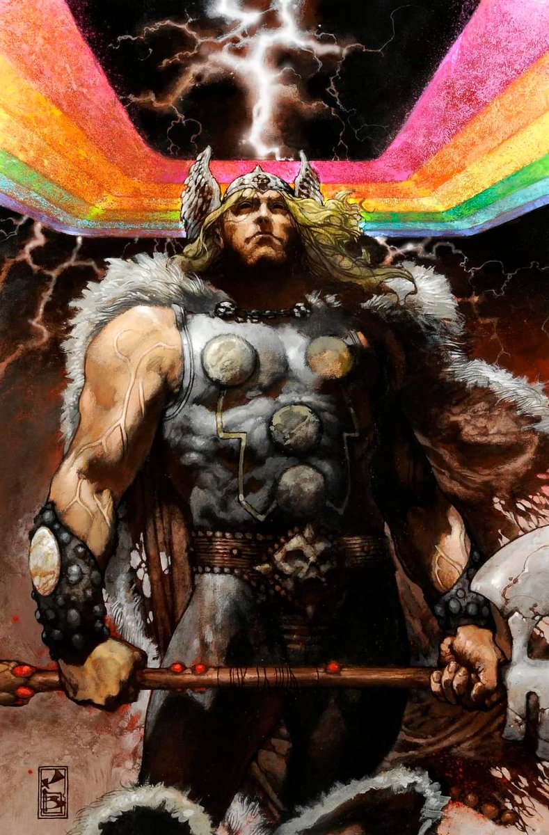 Thor versus Kratos by Arthur Barros