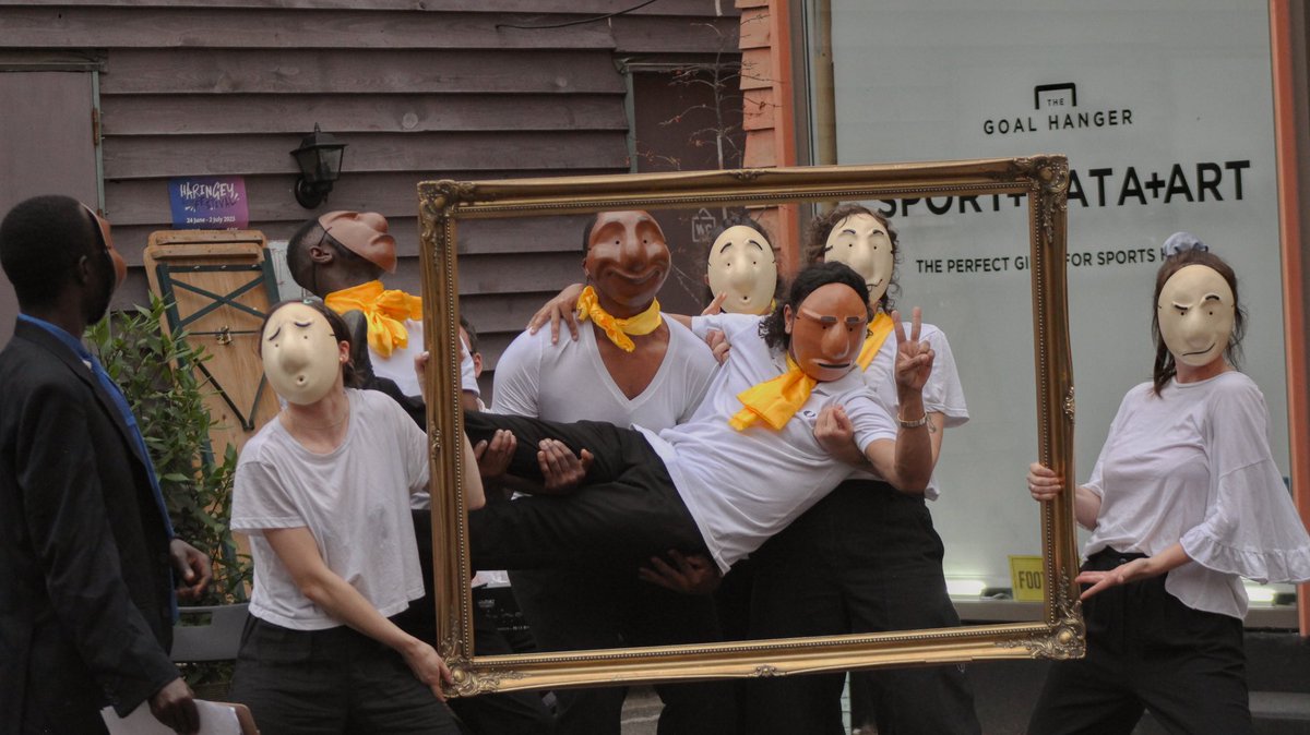 HaringeyShed's tweet photo. Our wonderful production, The Main Event in collaboration with Trestle Theatre with our Young Adults Company. 

We loved performing at Blue House Yard and thank you everyone for coming! 

📸: Matthew Whelan https://t.co/qwLScN7eFc