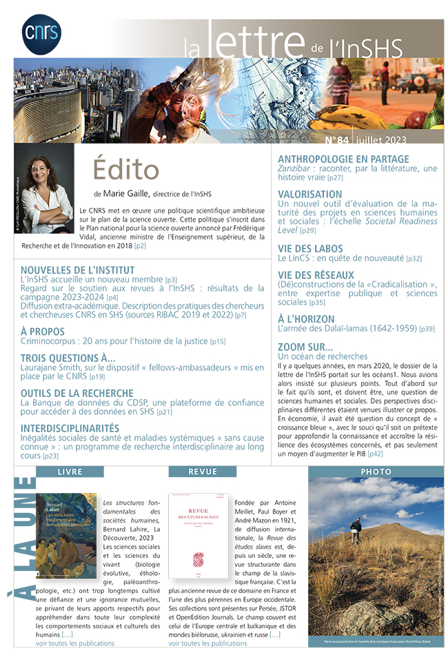 CNRSshs's tweet image. #actus #homme #sociétés Le dernier numéro de la lettre de l'#InSHS est paru. L'occasion pour Marie Gaille de revenir, dans son édito, sur la politique de science ouverte mise en place au CNRS et appliquée aux SHS
inshs.cnrs.fr/fr/lettres-de-…