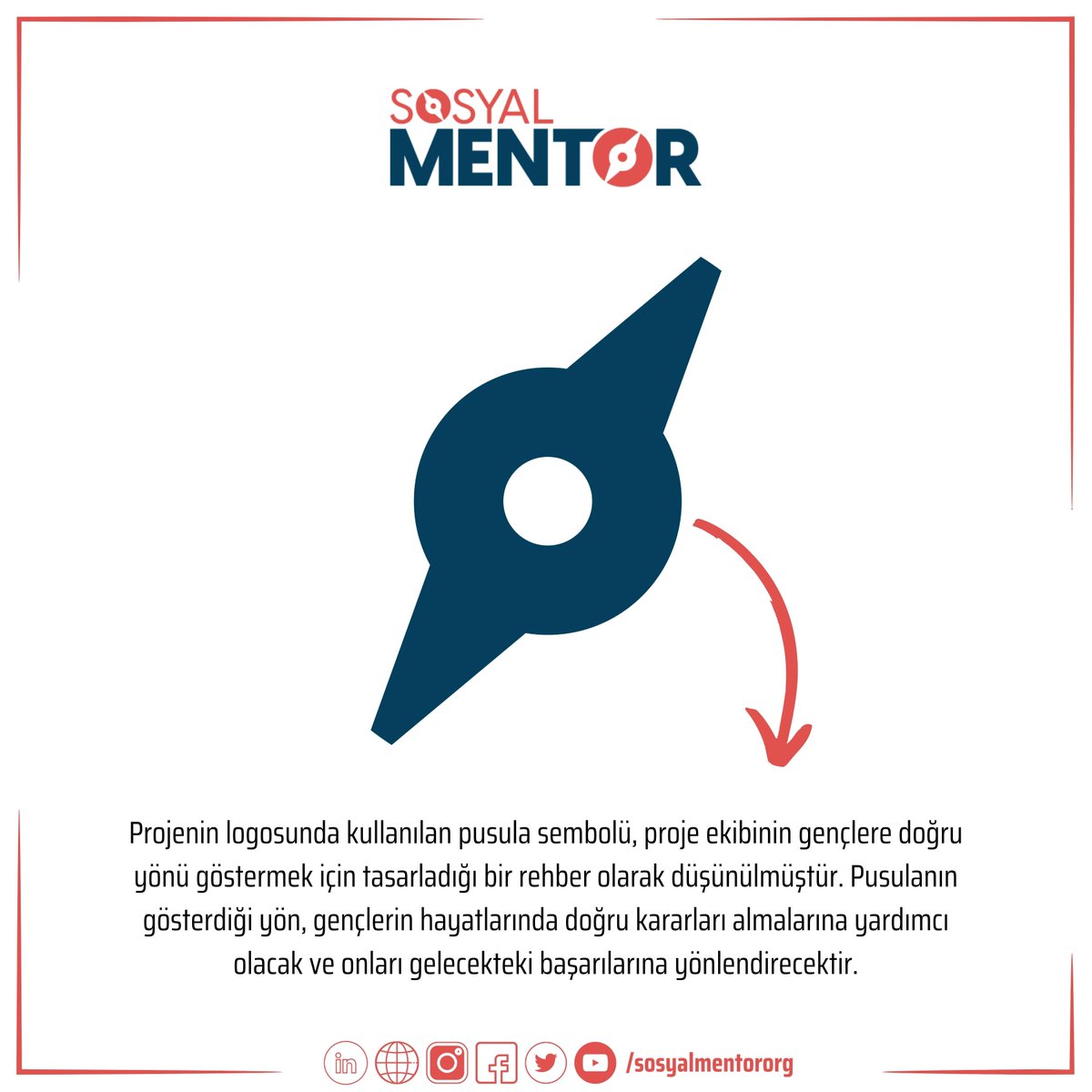 sosyalmentororg's tweet photo. Sosyal mentor projesi, gençlerin hayatlarında doğru yönü bulmalarına ve gelecekteki başarılarını sağlamalarına yardımcı olmak için tasarlanmış bir girişimdir. Bu proje, gençleri rehberlik eden mentorlar ve gençler arasında bir köprü görevi gören sosyal sorumluluk projesidir. https://t.co/TO67VeYLLh