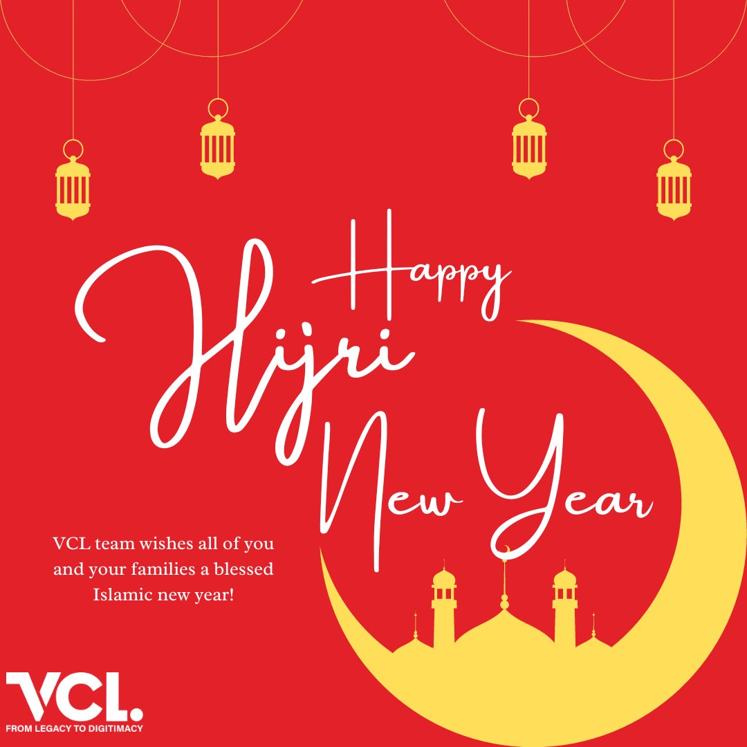 VCL team is wishing you a blessed New Hijri Year filled with peace, prosperity, and divine blessings. May this sacred year bring you closer to Allah's mercy and grace.

كل عام وانتم بخير

#newhijriyear #رأس_السنة_الهجرية