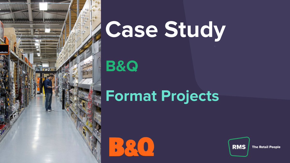 📌 𝐂𝐀𝐒𝐄 𝐒𝐓𝐔𝐃𝐘 📌

RMS have been supporting B&amp;Q on their format store work across a number of stores to carry out a total refresh of the store including a new layout, range improvements and enhancing store standards.

Read more about it here: rms.uk.com/our-work/bq-fo…