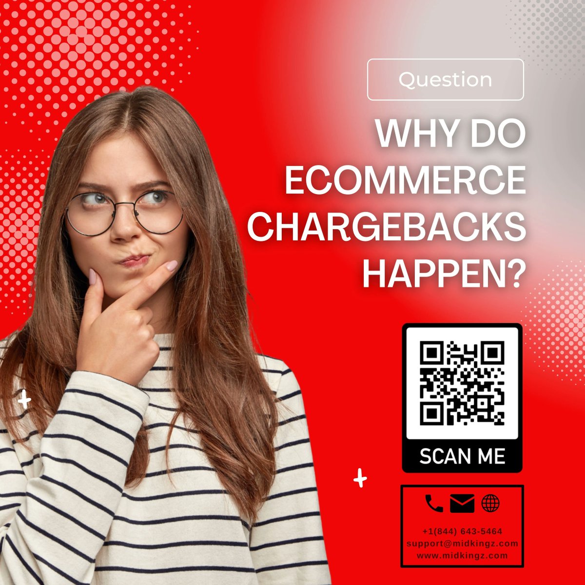 MidKingz's tweet photo. Some chargeback reasons were transactions made with a stolen card, undelivered orders, shipping the wrong product, or orders significantly not as described. 💸💸
Connect with MID Kingz payment experts and learn how it happens and prevent eCommerce chargebacks effectively. https://t.co/qrTpOKiyFw