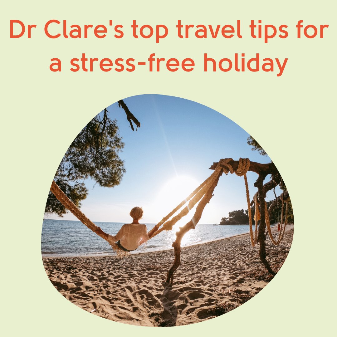 Holidays are around the corner and we can’t wait! Check out this blog from Dr Clare for tips on what to pack, how to take HRT away, genius ways to head off travel stress, plus advice on dealing with those symptoms if they raise their pesky heads. 👇 hubs.la/Q01Y0c7_0