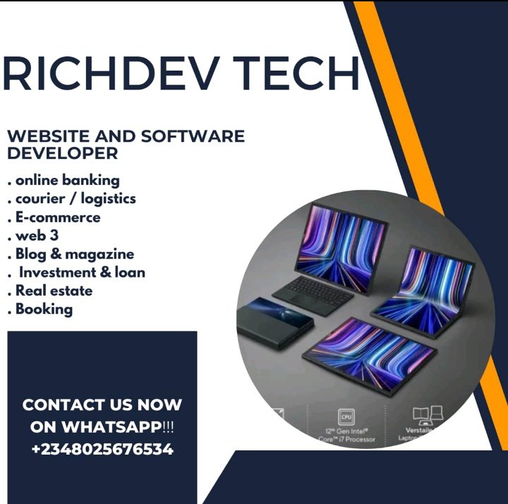 DRICHDOTCOM's tweet photo. @AjeboDanny @AjeboDanny  I develop web3 based NFT contracts website's and other kinds🤝 #NFTs #NFTCommunity #nftweb #rdanieldev https://t.co/rvfhaEzx43