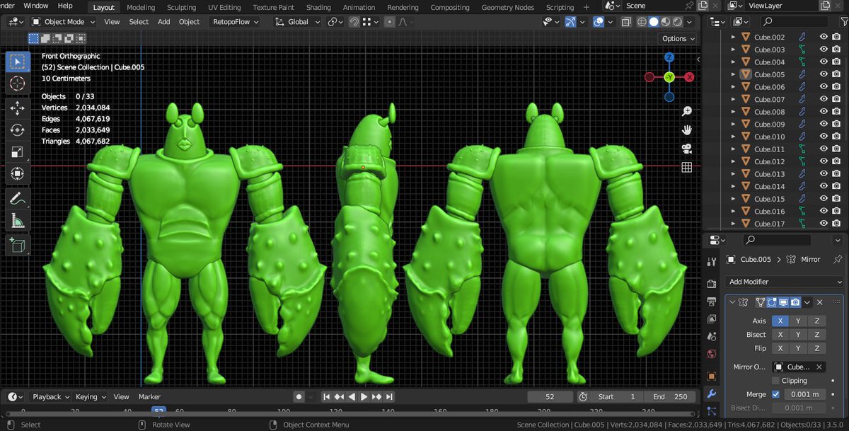 What do you think? 
Do you know where this character is from?
.
.
.
#RobloxDev #ROBLOX #Blender #anime