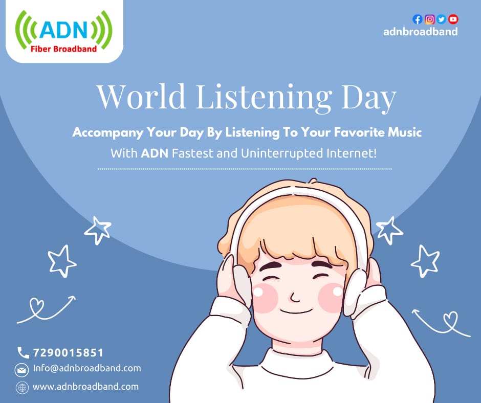 AdnBroadbrand's tweet image. Listen closely, the world has so much to say! 🎧🌿

Celebrating #WorldListeningDay in awe of nature's symphony and the beautiful sounds that surround us. Let's tune in to the melodies of the earth and cherish its whispers. 🌏👂🎶

#ListenToNature #SoundsofLife #EmbraceTheSounds