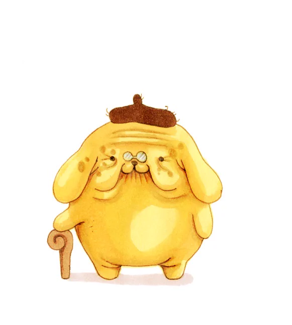 ポムじいさん#ポムポムプリン #イラスト 