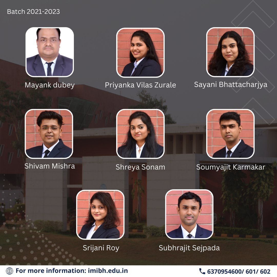 IMI_Bhubaneswar's tweet image. We are honored for the PGDM 2021–2023 class members who have secured offers from Infosys. 

#IMIB #IMIBhubaneswar #Learningbeyondeducation #FutureforwardwithIMIB #Placements #Industry #corporation