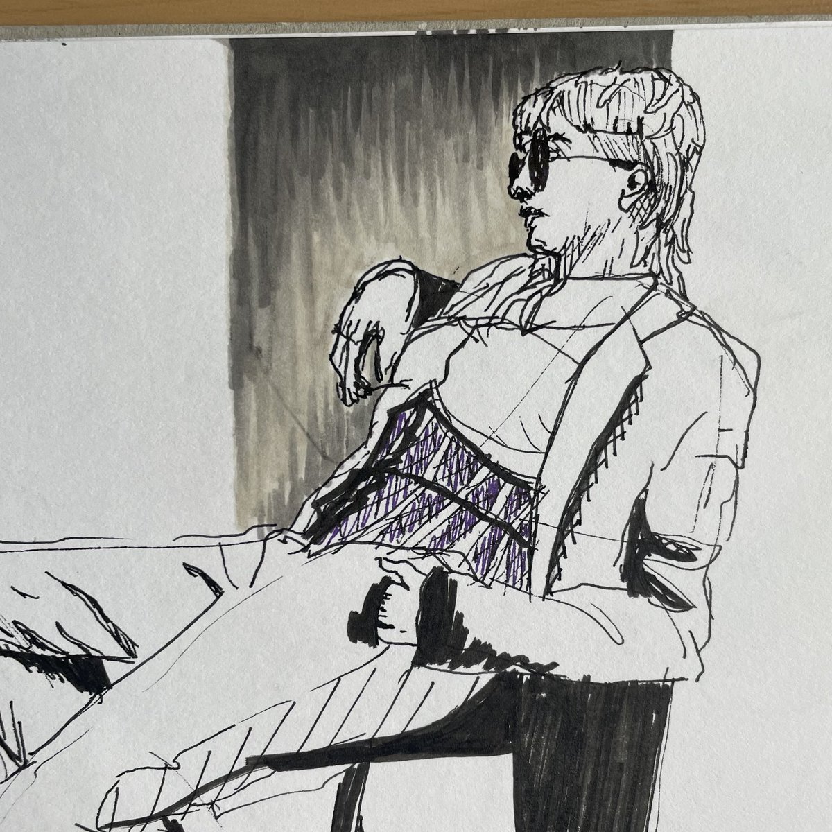 dappercrook's tweet photo. Revisiting some life drawing society studies, and they were definitely one of the best models we’ve had. So cool! https://t.co/A6vxGevGGH