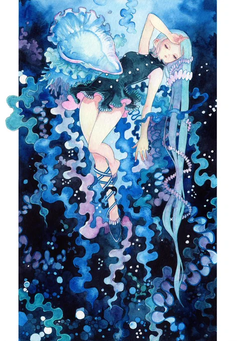 #青い画像で涼を感じよう 