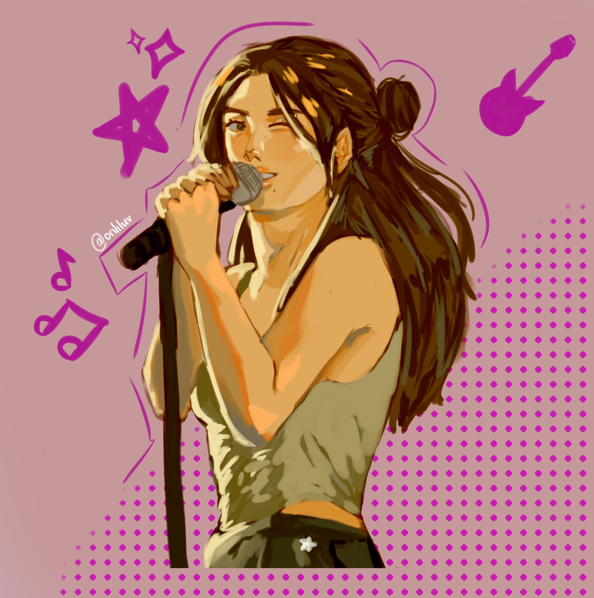 new oc ! their name is violet #oc #artph