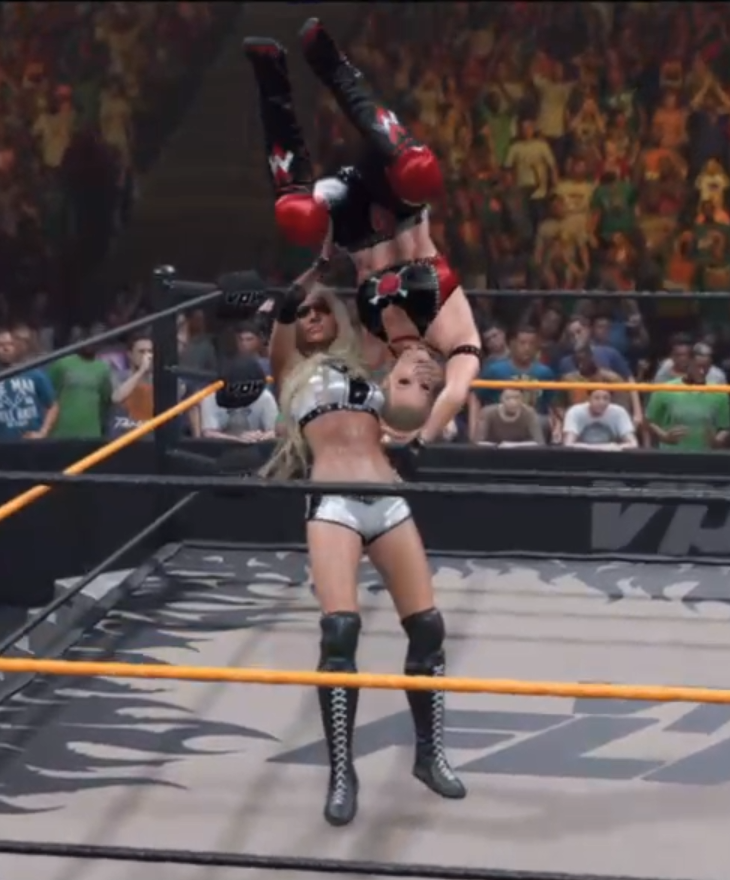 mewing1992's tweet photo. Gotta give props to The Goddess herself over at VPW, Amber Andrews is a tough one. https://t.co/un24HKLKuz