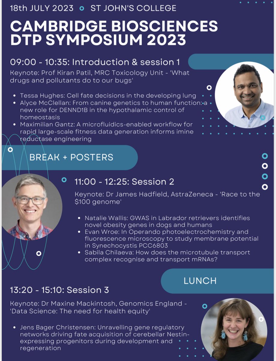 coregenomics's tweet photo. I’m happy to be invited to the
@Cambridge_SBS DTP symposium talking about genomes and LBx alongside some great speakers.
Want to talk about careers outside academia?
Thanks to sponsors @AstraZeneca @StartCodon @abcam @promega @TakaraBioUSA @QueensCam @HomertonCollege @BiochemSoc https://t.co/Nue8Q27PKB