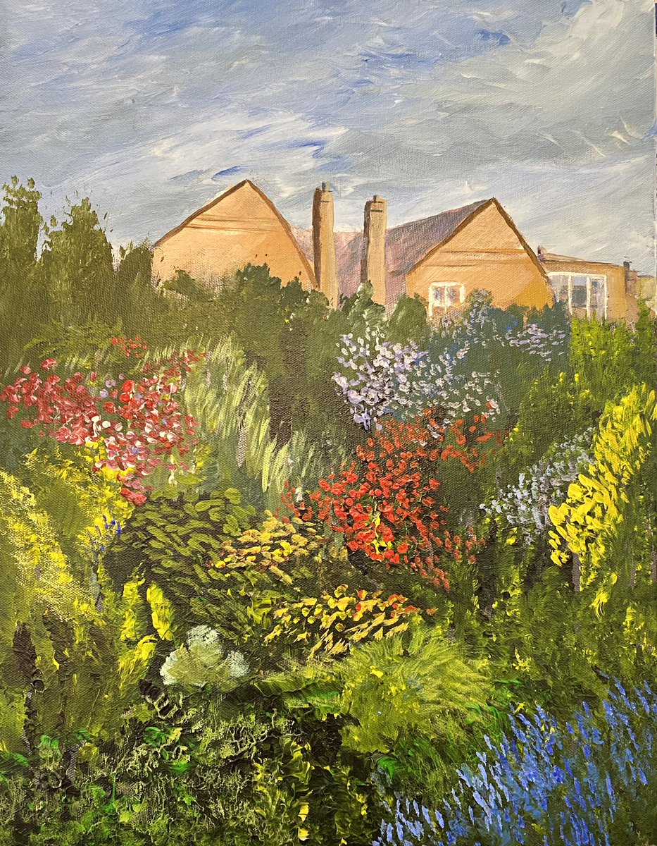 Yesterdays demonstration piece for this weeks art holiday group I am running at Cober Hill Scarborough