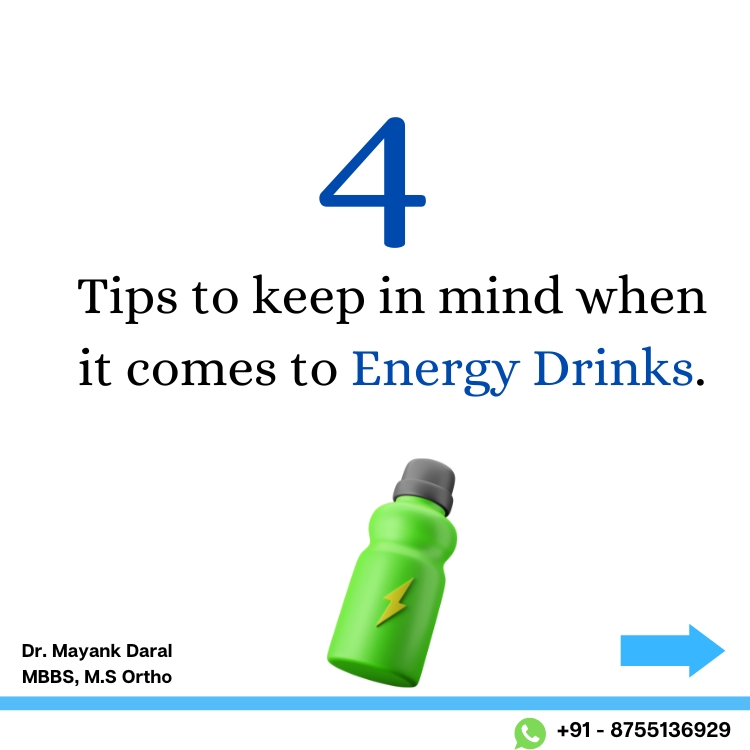 Tips to consider before taking an Energy drink!
#EnergyBoost  #PowerfulPotions #FuelForLife
#EnergizeYourDay #LiquidEnergy #EnergyRush
#UnleashYourPower #EnergyOnDemand
#StayEnergized #PowerUpYourLife
#RevitalizeYourself #FullThrottle #HighVoltage
#StayCharged #EnergizeYourMind