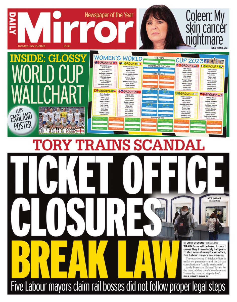 We pay high enough ticket prices to fund the places where they’re sold and where extra support is given to passengers who need it.

Support our fight to #SaveTicketOffices! ✊🏻

#PeopleBeforeProfits