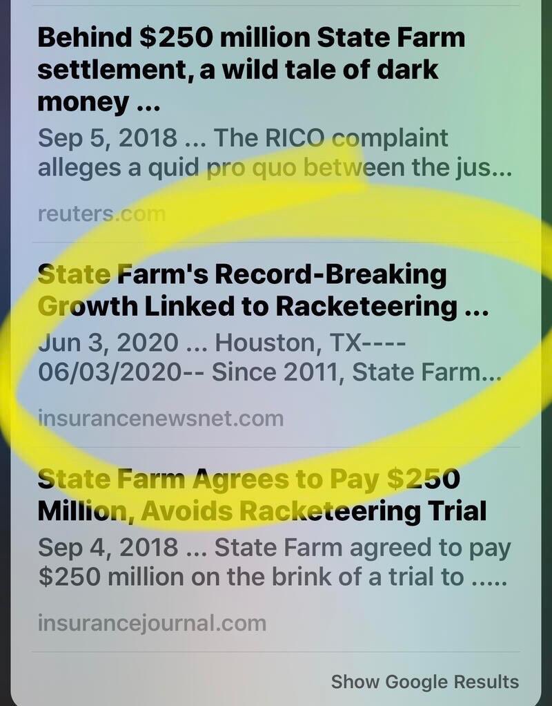 WorkCompLinda's tweet image. GotInsuranceComplaints.com 

#StateFarmFiles

#Cahoots

Cc @StateBarCA 
@StateBarofAZ 
@aarpfraudwatch 
@naic 
@NatlAssnAttysGn