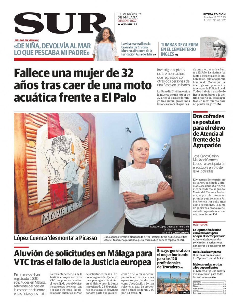 PyTMalaga's tweet photo. Las #PortadasyTostadasMLG de hoy https://t.co/isO4SHdJ70