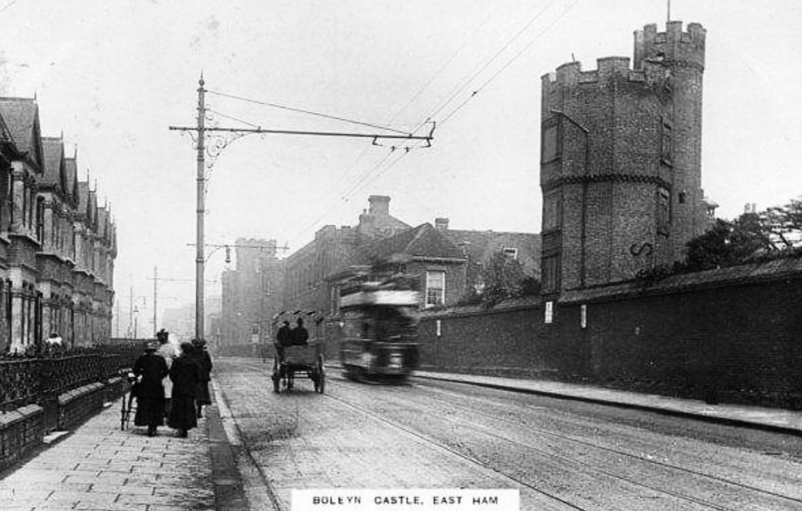 Boleyn Castle (its real name is Green Street House). It was from this building that West Ham’s Boleyn Ground took it’s name. Local legend is that Anne Boleyn lived there and Henry VIII came there to court her, but there is no documentary evidence to support this… #WHUFC