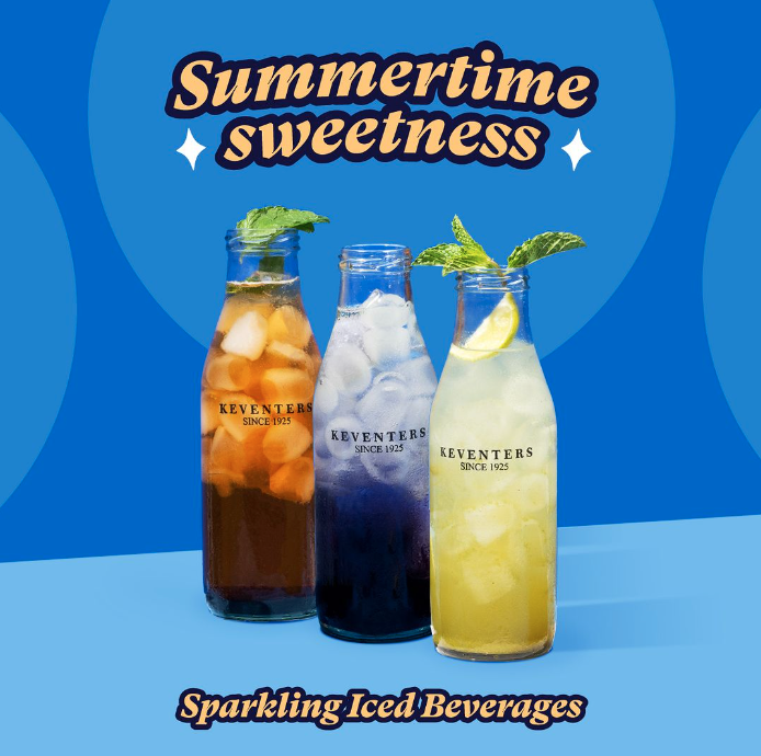 Keventersverse's tweet photo. If you could have an endless supply of one drink this summer🌤️ which flavour of Sparkling Iced Beverage are you choosing? 😎

#Keventers #CoolestSummer #sparklingicedbeverages
.
.
.
#ice #summer #aampanna #kalakhatta #icetea #spicedchai #chai #cool #foodie https://t.co/HdL9GgDGh2