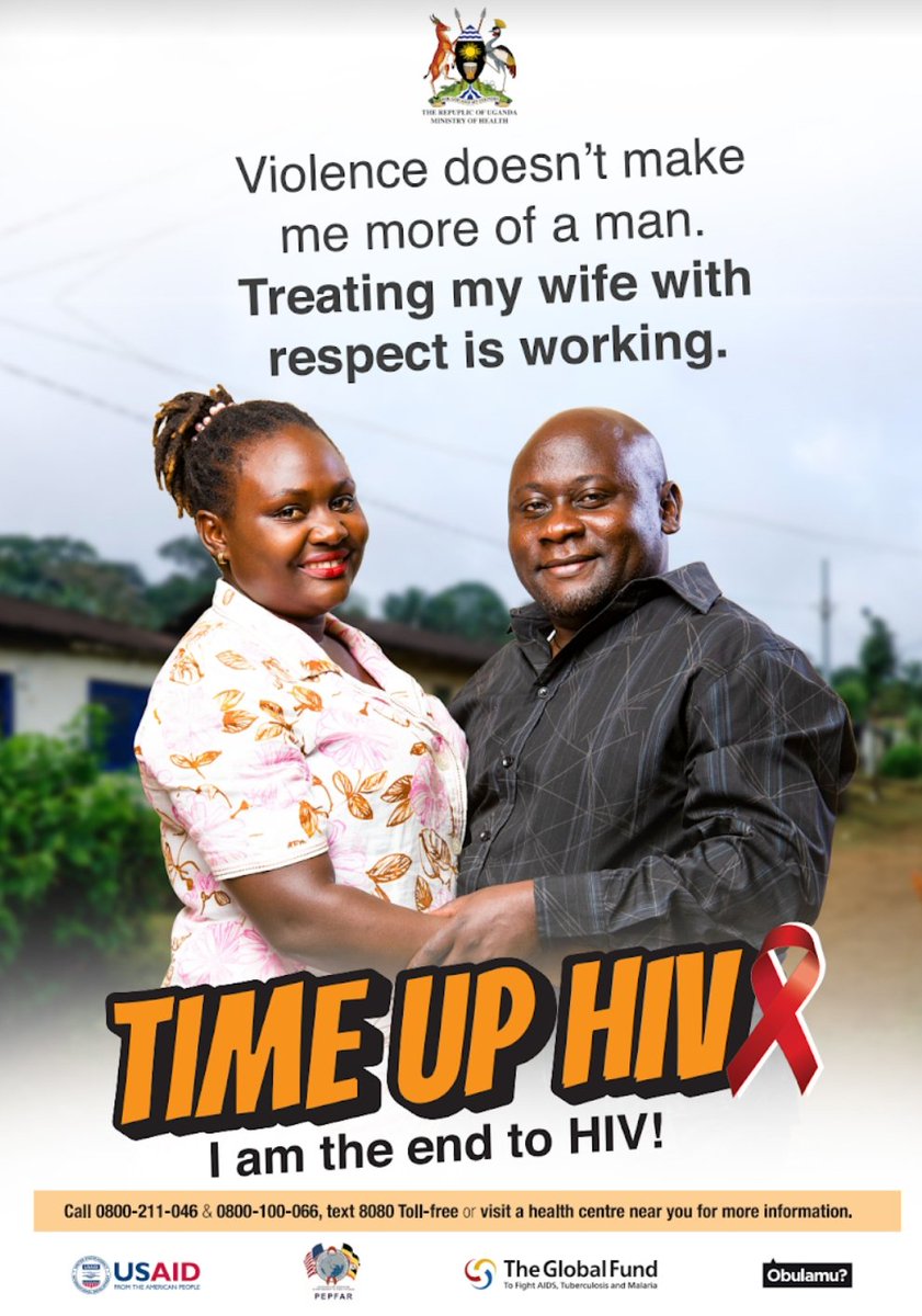 ICHUganda's tweet photo. Show respect to your partner and treat them well. Take a stand against violence based on gender. Join forces to put an end to HIV. Extend your support to the #ICHUganda movement.
#RespectYourPartner
#StopGenderViolence
#EndHIV https://t.co/OyU1afoX36