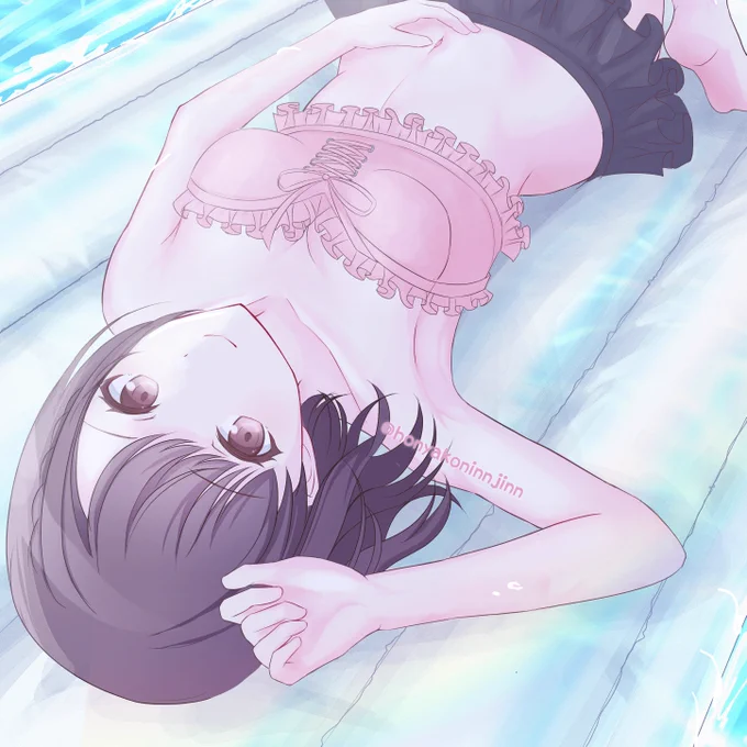 今日暑すぎるので水着ニーゴ再掲しときます