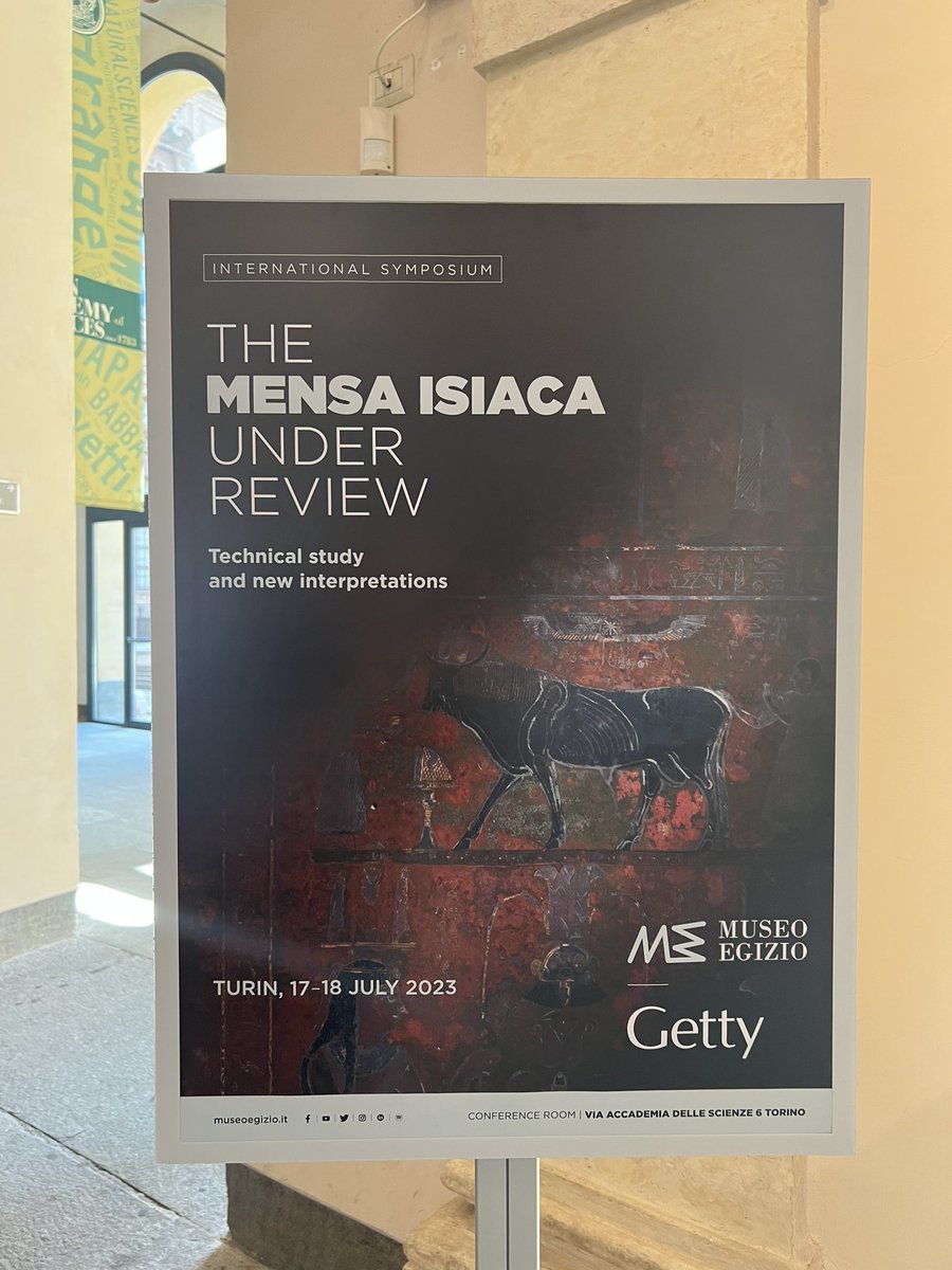 ✅ First day of this wonderful conference was outstanding! 

🙏🏼 @MuseoEgizio @TheGetty