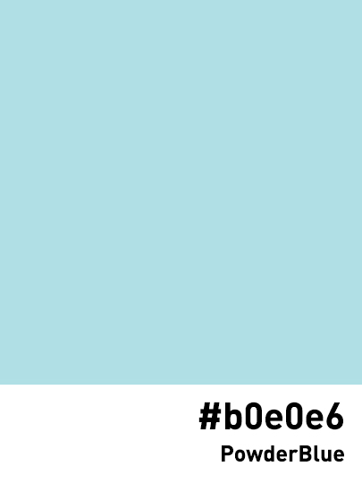 CodesColor's tweet image. #b0e0e6 #powderblue.jpg