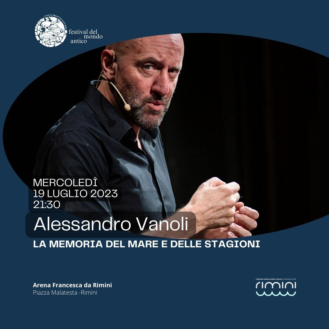 Alessandro Vanoli e "La memoria del mare e delle stagioni". Mercoledì 19 luglio alle ore 21.30, presso l'Arena Francesca da Rimini, Piazza Malatesta, Rimini
#vienioltre #festivaldelmondoantico #riminicapitalecultura2026
<a href="/comunerimini/">Comune di Rimini</a>
<a href="/museirimini/">Rimini Musei</a>
<a href="/edizionimulino/">Edizioni del Mulino</a>