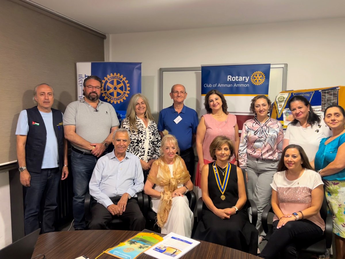 Rotary Club of Amman Ammon tweet media