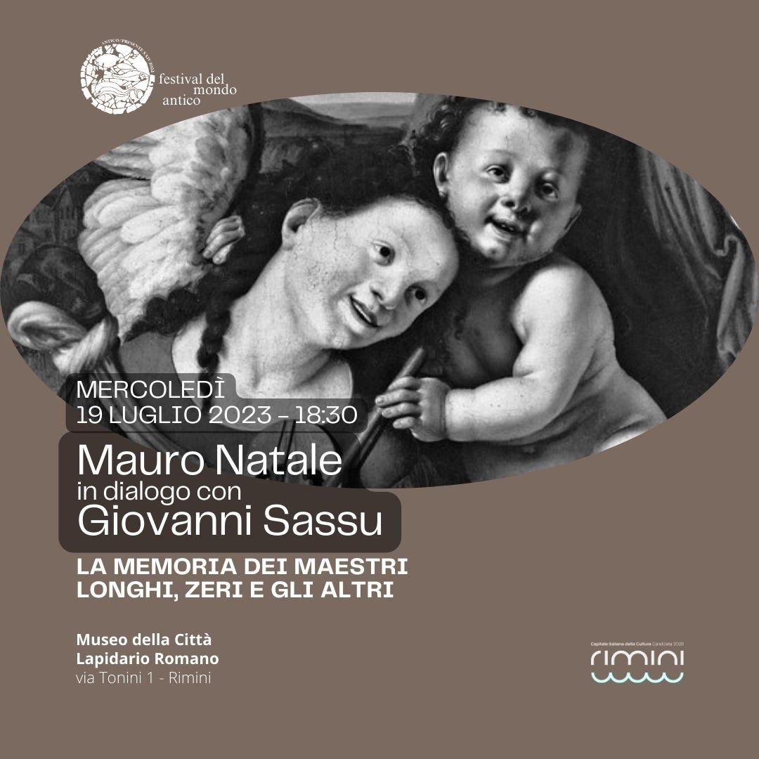 Per la rubrica "Libri e Parole", domani, 19 luglio, alle ore 18.30, l'ultimo appuntamento intitolato "La memoria dei maestri: Longhi, Zeri e gli altri" con Mauro Natale e Giovanni Sassu
#vienioltre #festivaldelmondoantico #riminicapitalecultura2026
<a href="/comunerimini/">Comune di Rimini</a>
<a href="/museirimini/">Rimini Musei</a>