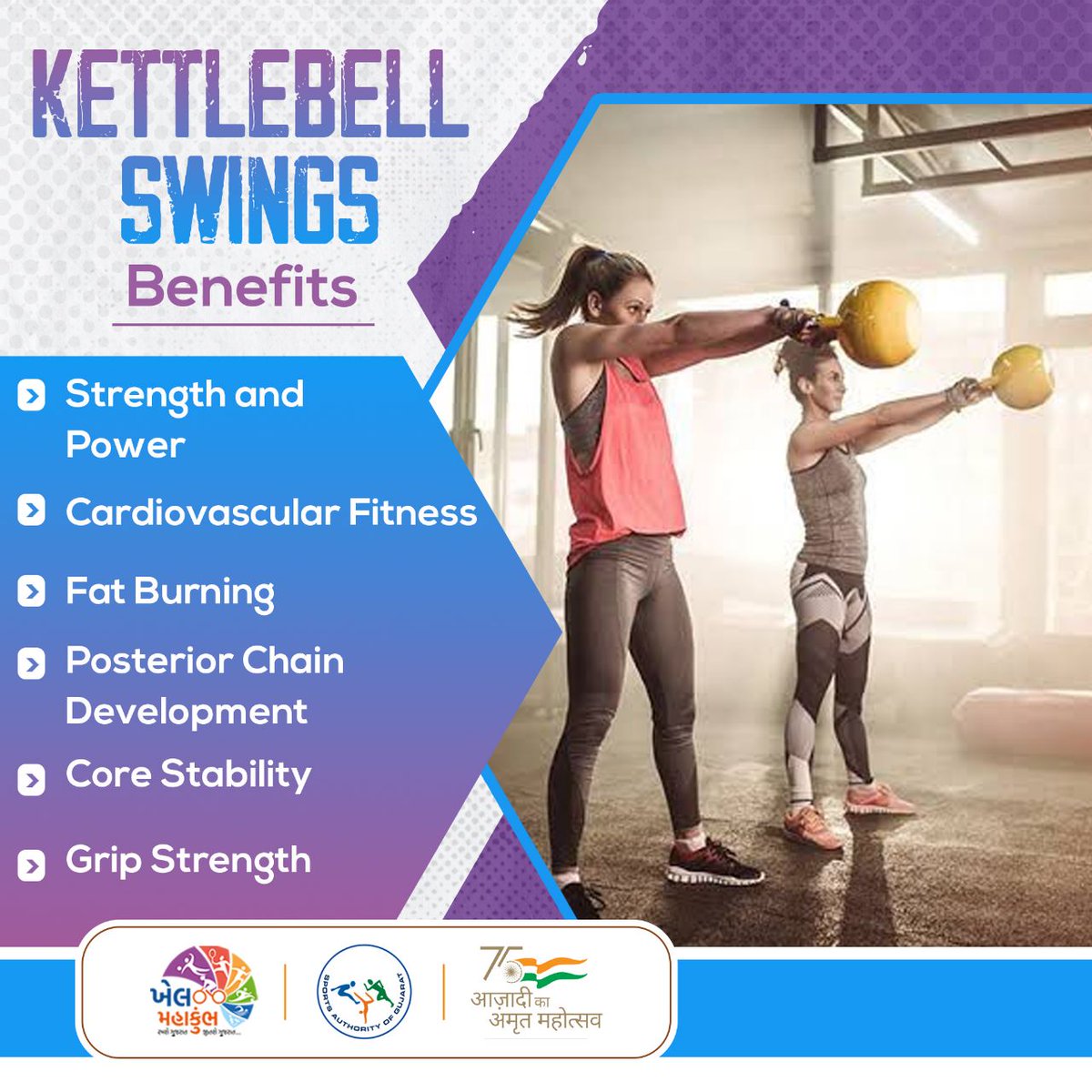 sagofficialpage's tweet image. #KettlebellSwings #FullBodyWorkout #FitnessJourney