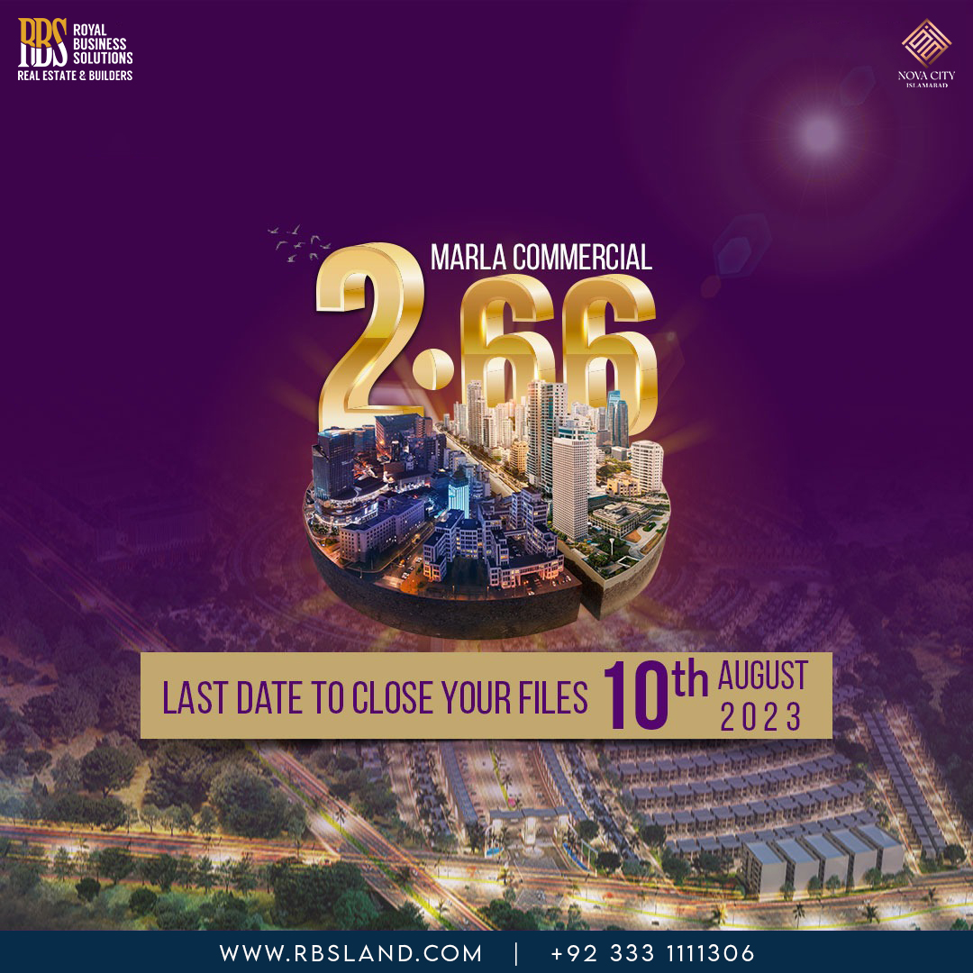 rbsland's tweet image. Nova City Islamabad 2.66 Marla Commercial Plots Recent Updates
𝐋𝐞𝐭'𝐬 𝐭𝐚𝐥𝐤 &amp;amp; 𝐬𝐡𝐚𝐫𝐞 𝐲𝐨𝐮𝐫 𝐞𝐱𝐜𝐢𝐭𝐞𝐦𝐞𝐧𝐭 𝐰𝐢𝐭𝐡 𝐮𝐬
☎️ 𝟎𝟑𝟑𝟑-𝟏𝟏𝟏𝟏𝟑𝟎𝟔
#NovaCityIslamabad #CommercialPlots #InvestmentOpportunity #NovaCityUpdates